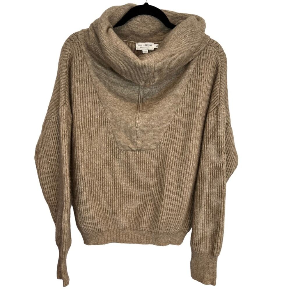 Lili Sidonio x Molly Bracken oversized Zip turtleneck chunky Sweater - Picture 2 of 15